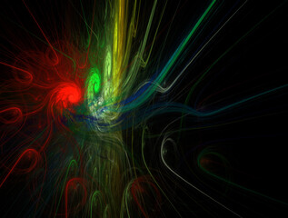 Imaginatory fractal abstract background Image