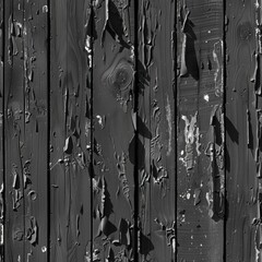 Black wood with peeling paint