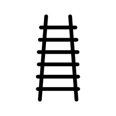 Ladder vector icon.vector illustration color aditable