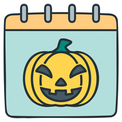 calendar filled outline icon