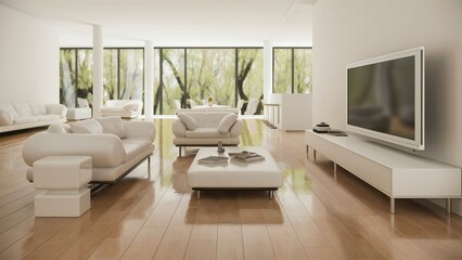 Fototapeta premium modern living room