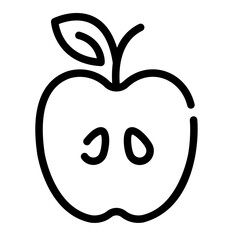 apple Line Icon
