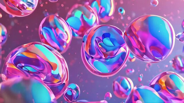 Floating Holographic Shapes