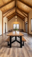 A roadside diner where travelers stop for a meal, with neon signs and a vintage feel