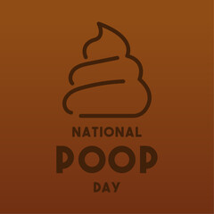 National Poop Day. February.