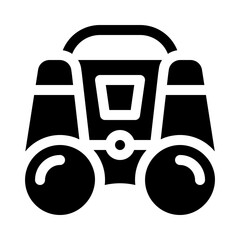 binoculars glyph icon