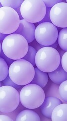 A vibrant collection of purple balls, perfect for adding a pop of color to any design or creative project.