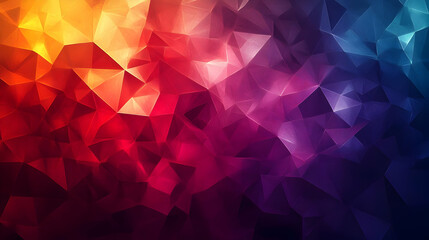 Abstract Geometric Pattern in Red Purple and Blue Colors