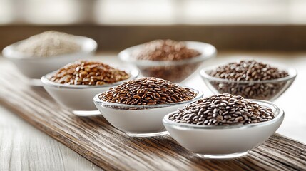 Linseed, a healthy food full of vitamins and omega acids.