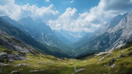 Obraz premium Mountain view outlook