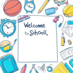 Welcome To School Illustration