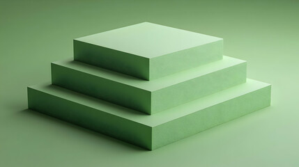 Green Minimalist Product Display Platform