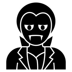 dracula glyph icon