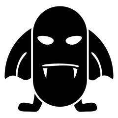 Devil glyph icon