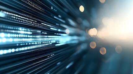 Blue light effect digital screen emitting blue light