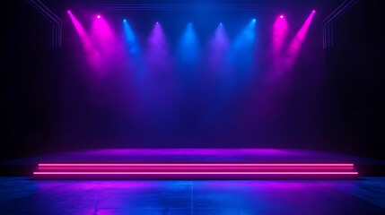 Neon Lights Stage