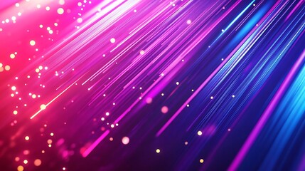 Obraz premium Abstract Neon Waves