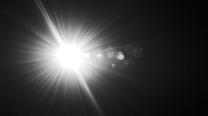 Obraz premium Abstract Light Beam with Smoke and Dust