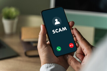 scam call from unknown with mobile phone number to fake security protection