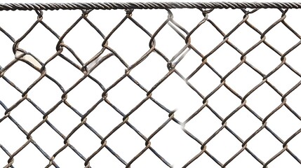 Fototapeta premium Rusty Chain Link Fence Texture