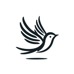 Bird logo design vector illustration