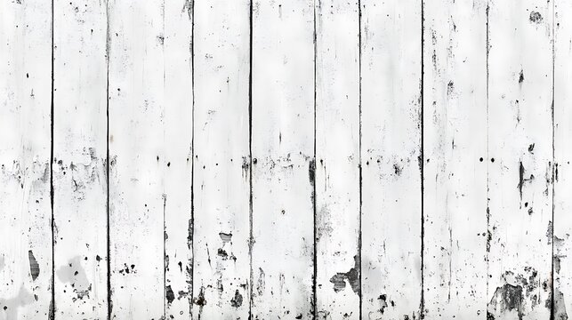 Weathered White Wooden Wall Texture