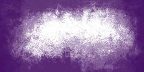 Grungy painted watercolor texture in dark violet abstract cracked concrete vintage old wall background, grungy metal surface with rustic and scratches watercolor abstract white background texture.