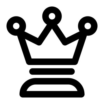 recommend clip art: queen, game, chess, strategy, pieces outline icon