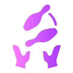 juggling Gradient icon