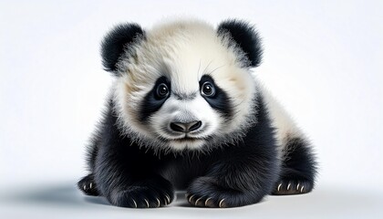 Fototapeta premium Cute baby panda