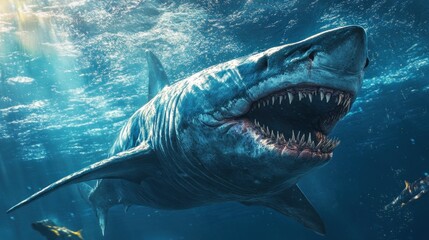 Great White Shark Underwater