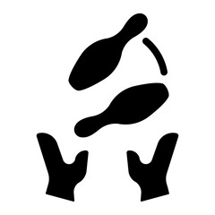 juggling Solid icon