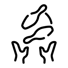 juggling Line Icon