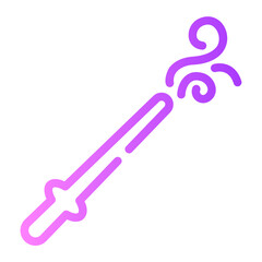 magic wand Line Gradient Icon