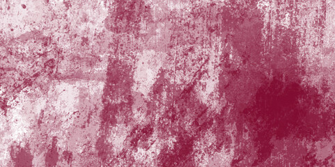 Light and dark bright modern rustic grungy watercolor magenta red cracked vintage background, grungy metal surface with rustic scratches watercolor abstract white background texture.