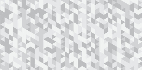 Abstract triangle white and gray style graphic polygon square surface gradient tile concept tile beautiful triangular retro web paper texture.	
