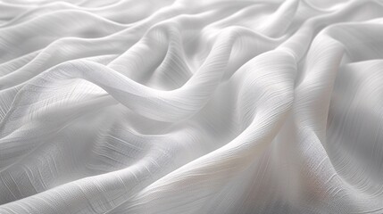 A seamless and subtle white linen textile texture 