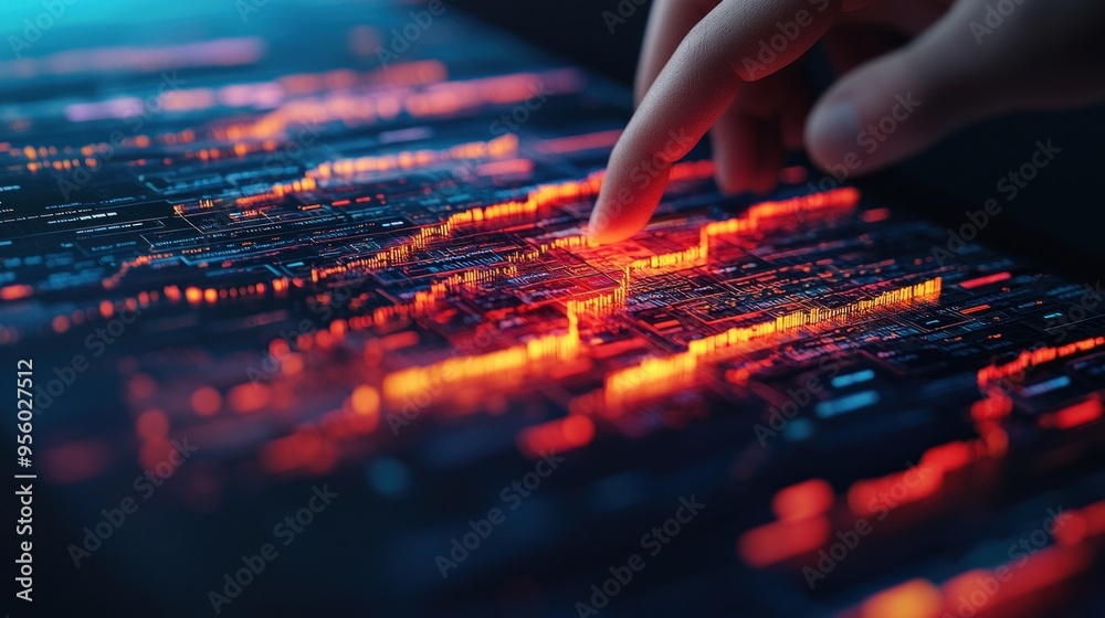 Poster digital interface.