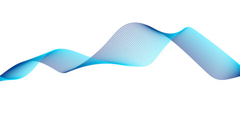 Glowing waveform frequency futuristic energy sound waves technology concept background. Abstract blue wave line vector business texture. Pattern line blend curve flow futuristic background.