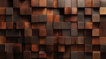 3D Rendering of a Creative Wood Background