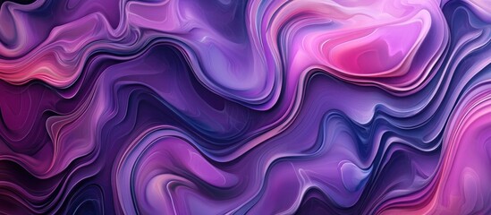 Fototapeta premium Abstract hand drawn seamless pattern of fluid wavy marble design in a 3D cartoon style resembling batik