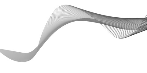 	
Minimal frequency flowing black and white creative wave frequency flow blend stripe line background. technology abstract light carve line energy gradient minimal wavy texture.