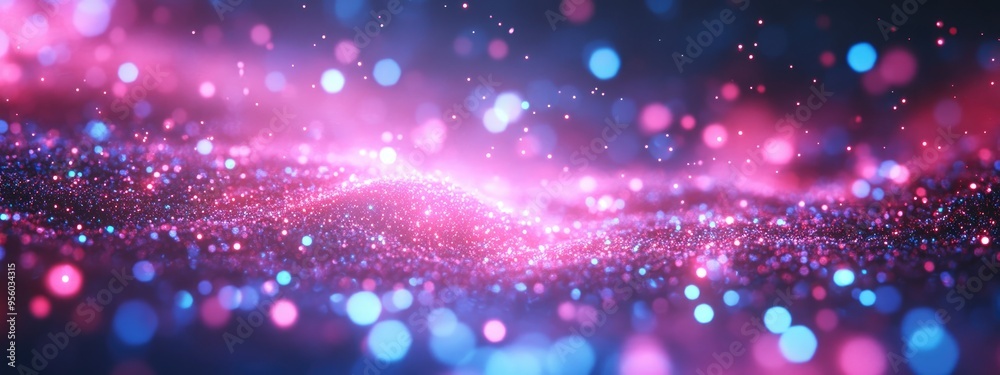 Poster cartoon rendering in 3d of a starfield located in deep space light years away from earth