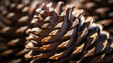 a close up of a pinecone. 