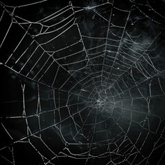 Naklejka premium Intricate spider web