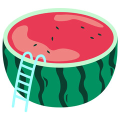수박수영장,수박,과일,수영장