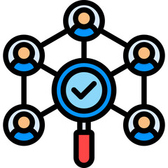 Social Networks Analysis Icon