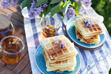 breakfast in the garden