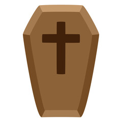 Obraz premium coffin flat icon