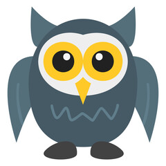 owl flat icon